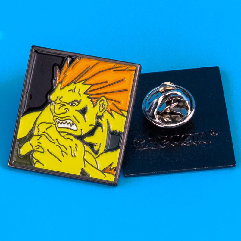 Street Fighter Single Character Enamel Pin - Blanka - GeekCore