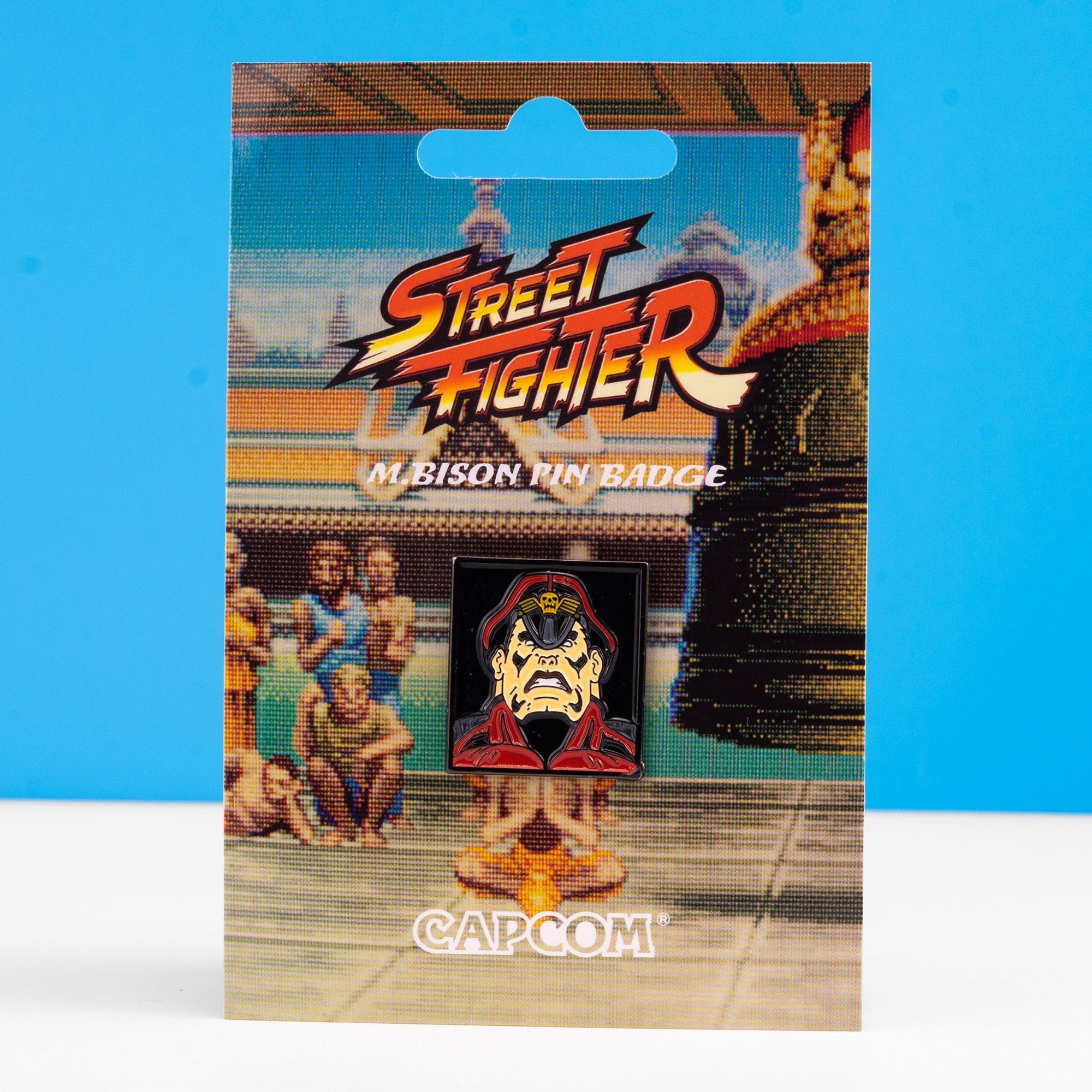 Street Fighter Single Character Enamel Pin - M.Bison - GeekCore