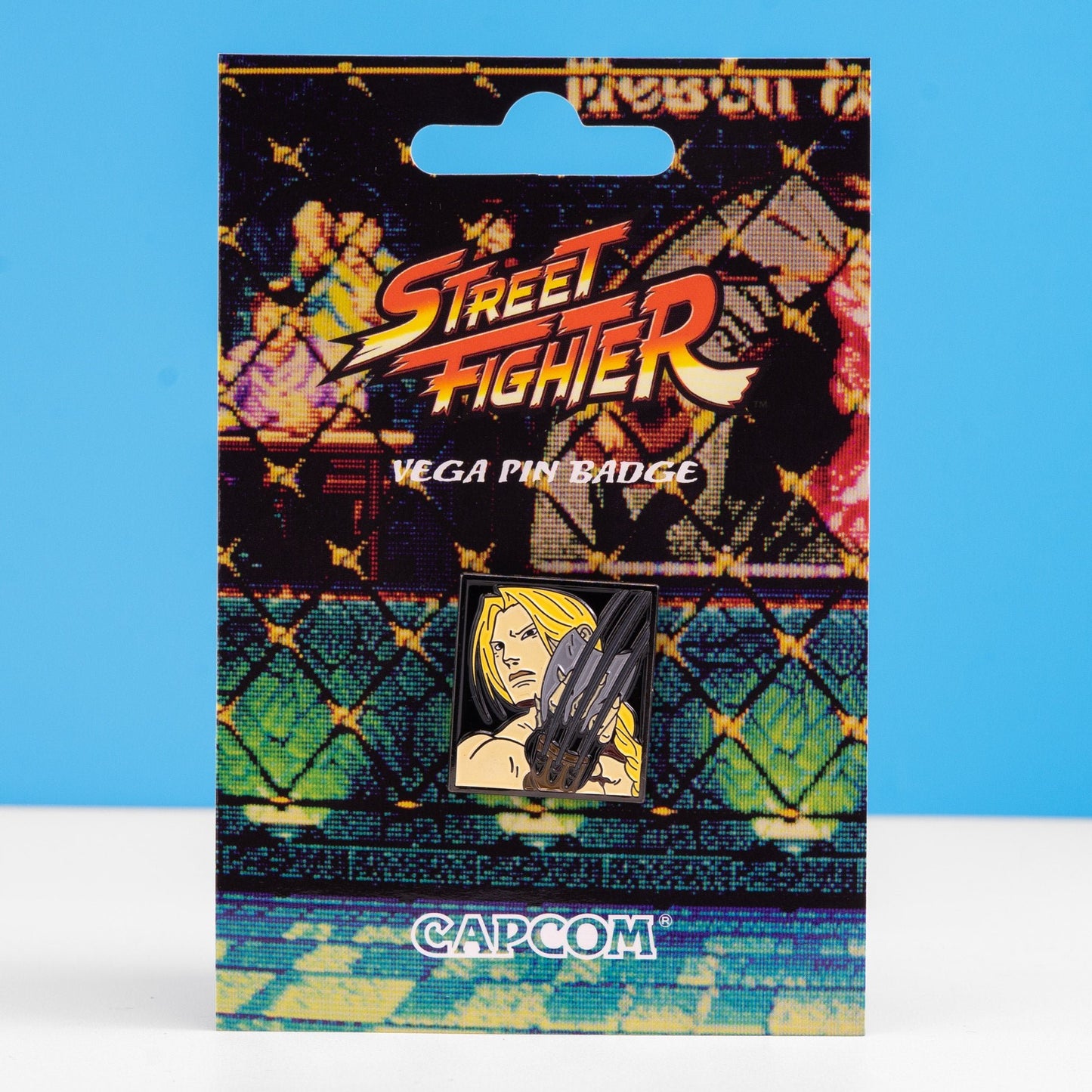 Street Fighter Single Character Enamel Pin - Vega - GeekCore