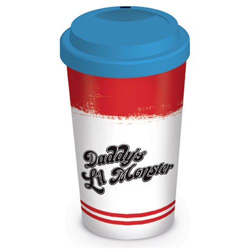 Suicide Squad Harley Quinn Daddy's Lil Monster Travel Mug - GeekCore