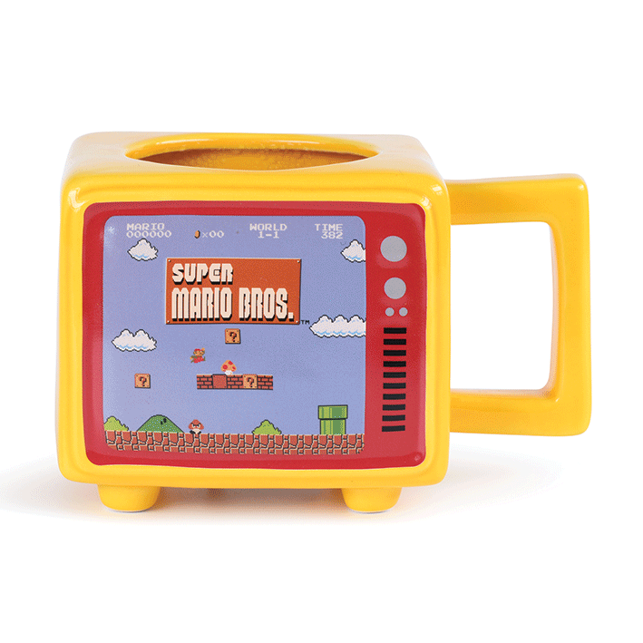 Super Mario Bros. Retro TV Heat Changing Mug - GeekCore