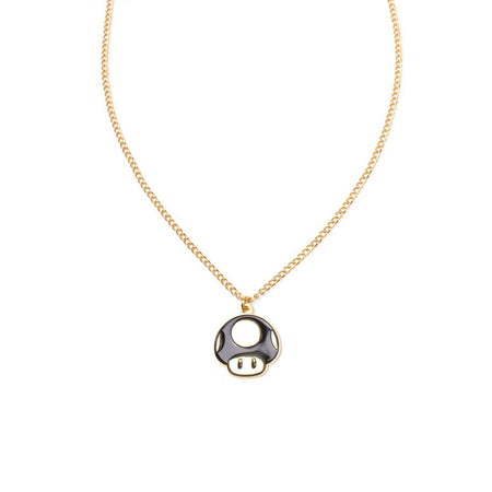 Super Mario Golden Super Mushroom Necklace - GeekCore