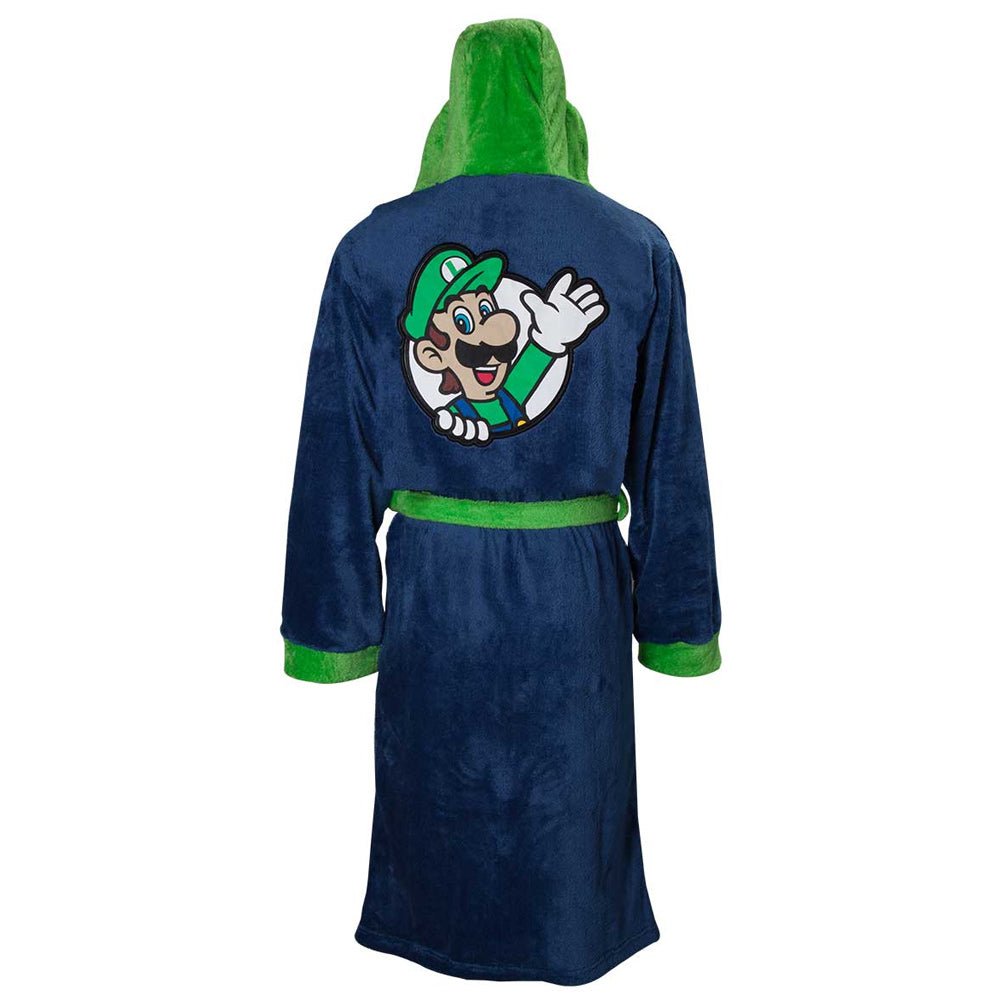 Super Mario - Luigi Hooded Character Bathrobe - GeekCore