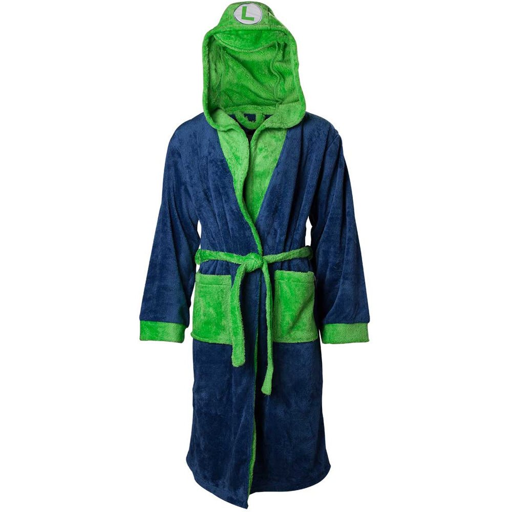 Super Mario - Luigi Hooded Character Bathrobe - GeekCore