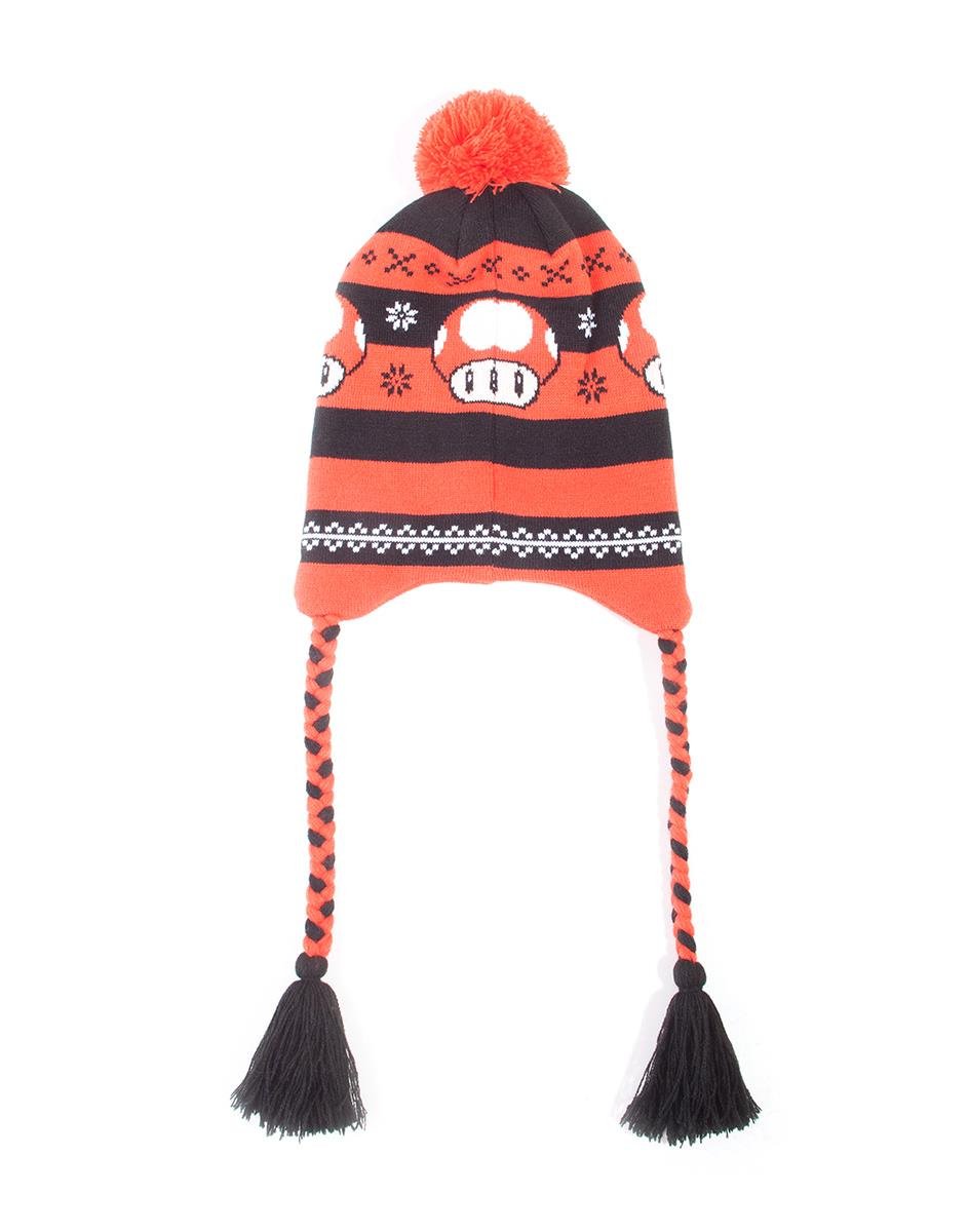Super Mario Mushroom Sherpa Beanie - GeekCore