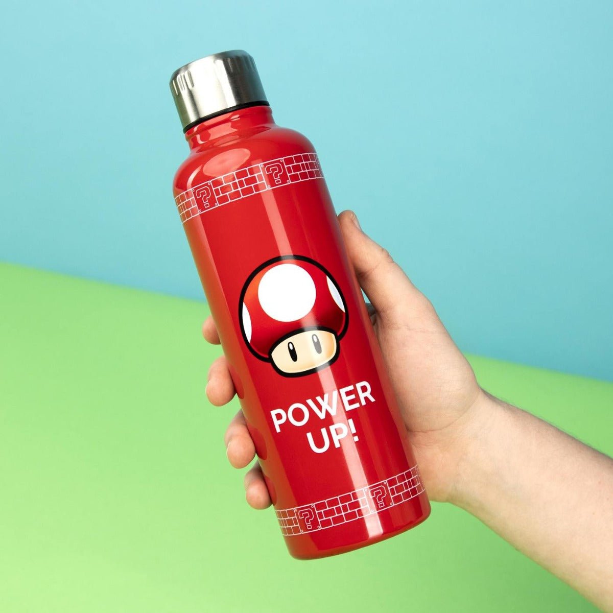Super Mario Power Up Water Bottle - GeekCore