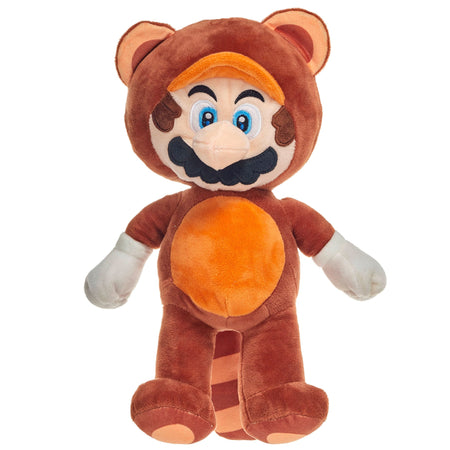 Super Mario Tanooki Suit Mario 36cm Large Plush Toy - GeekCore