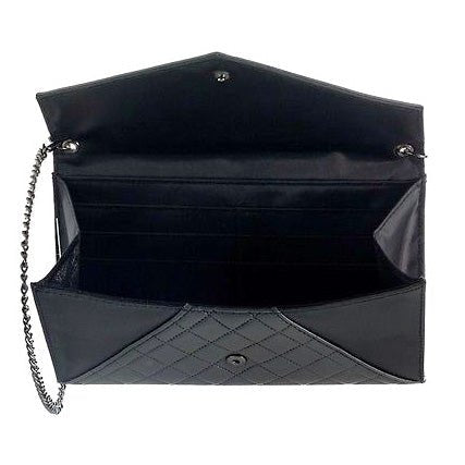Supergirl Stealth Black Crossbody Clutch Bag - GeekCore