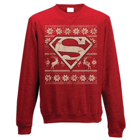 Superman Fairisle Christmas Jumper - GeekCore