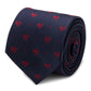 Superman Navy with Red Dot Silk Tie - GeekCore