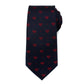 Superman Navy with Red Dot Silk Tie - GeekCore