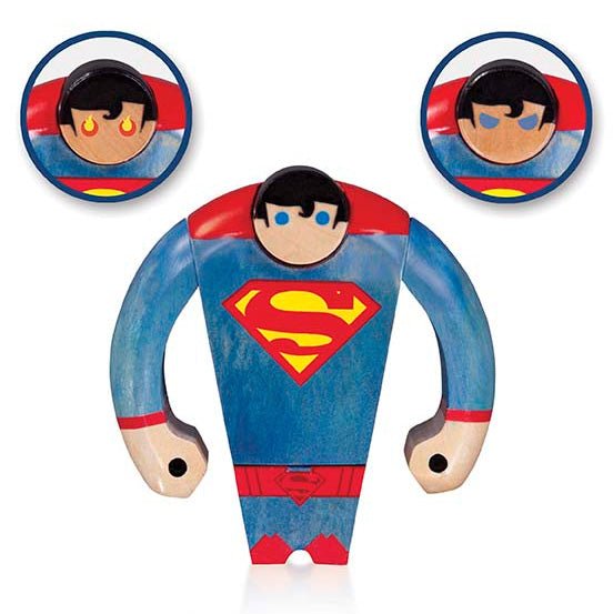 Superman Wooden Figure - GeekCore