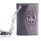 The Elder Scrolls Skyrim Chain Wallet with Metal Dragon Badge - GeekCore