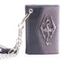 The Elder Scrolls Skyrim Chain Wallet with Metal Dragon Badge - GeekCore