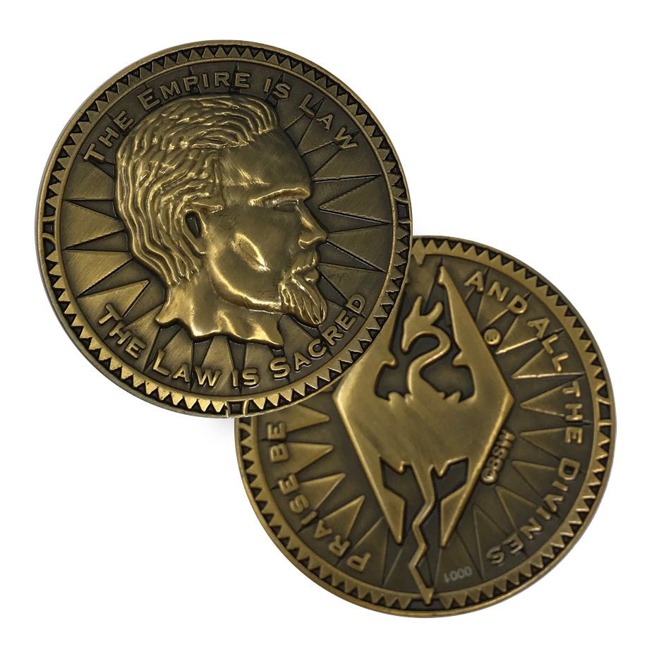 The Elder Scrolls: Skyrim Limited Edition Collectors Coin - GeekCore