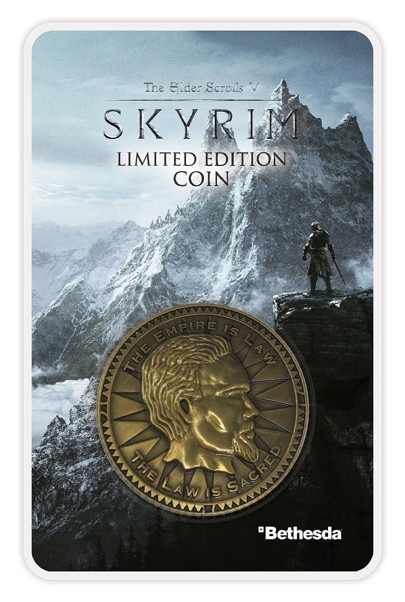 The Elder Scrolls: Skyrim Limited Edition Collectors Coin - GeekCore
