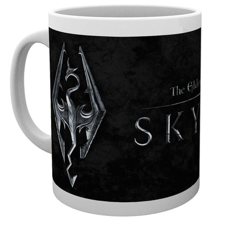 The Elder Scrolls V Skyrim Dragon Logo Mug - GeekCore