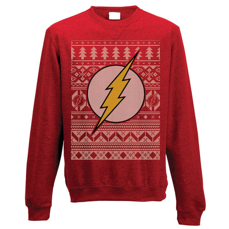 The Flash Fairisle Christmas Jumper - Large - GeekCore