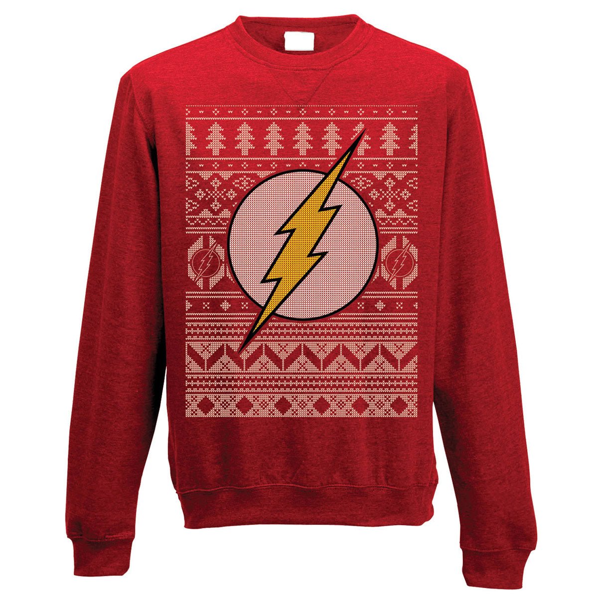 The Flash Fairisle Christmas Jumper - Small - GeekCore