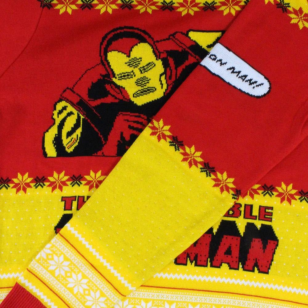 The Invincible Iron Man Christmas Jumper - GeekCore