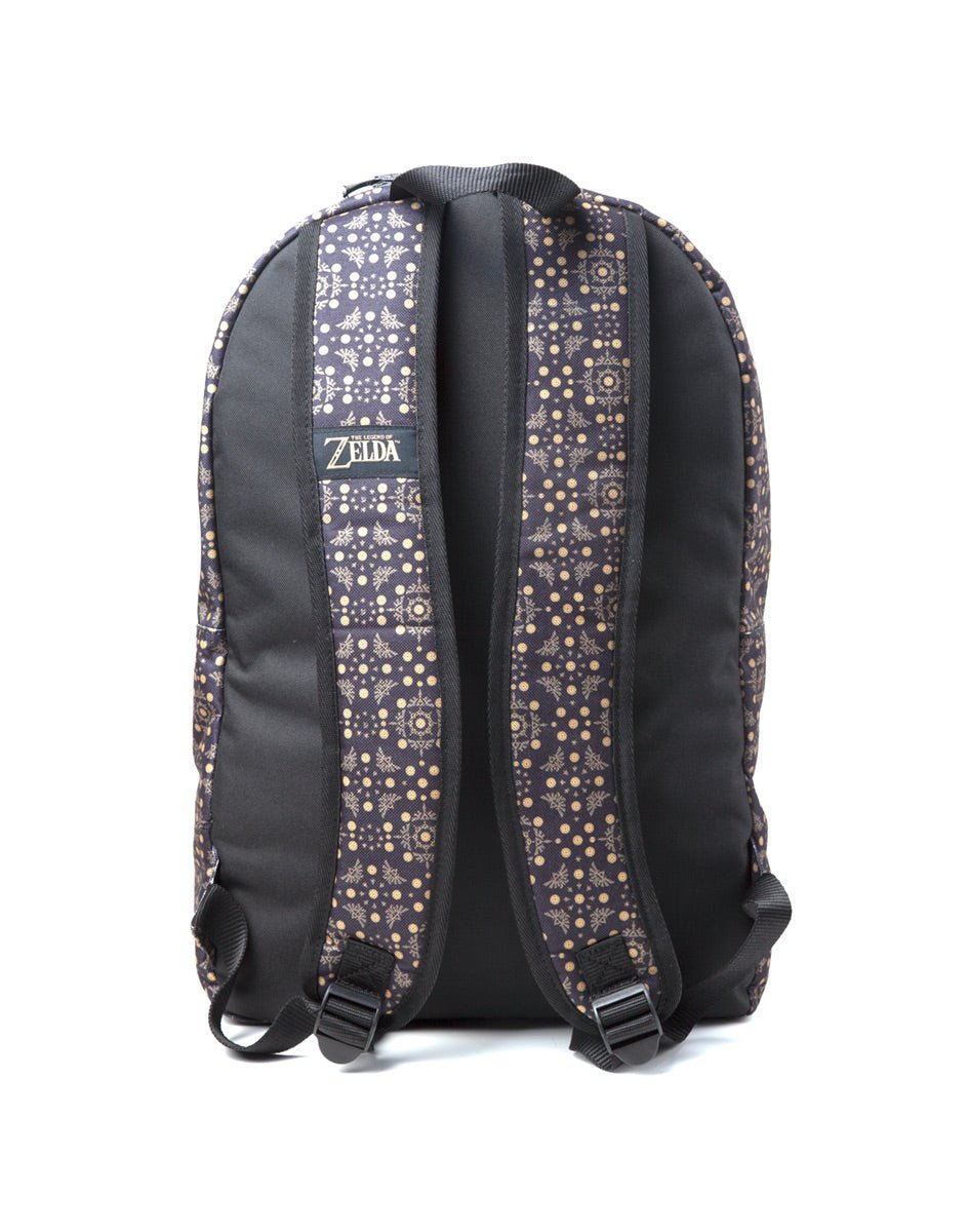 The Legend of Zelda Black and Gold Backpack - GeekCore