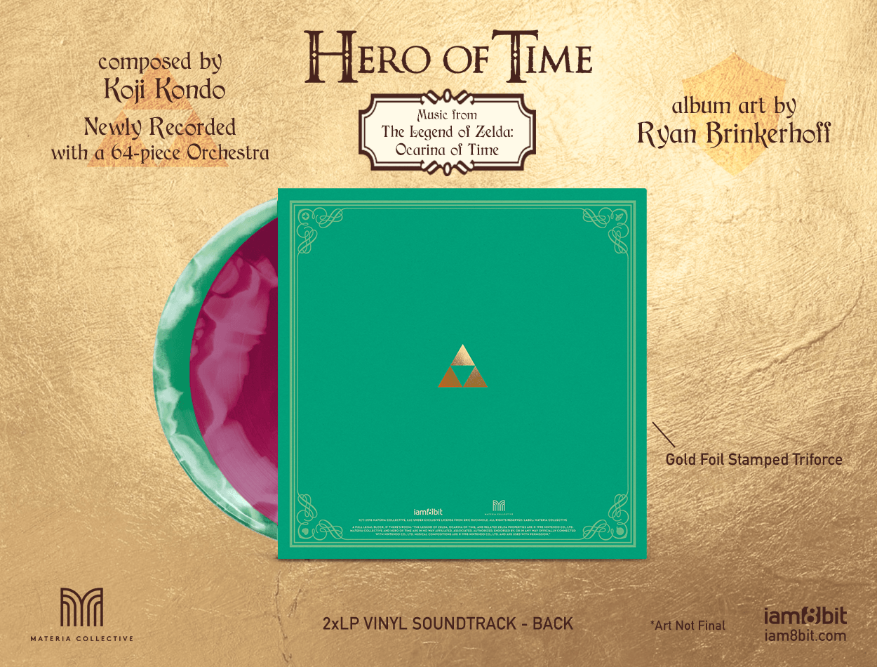 The Legend of Zelda: Hero of Time Double Vinyl LP - GeekCore
