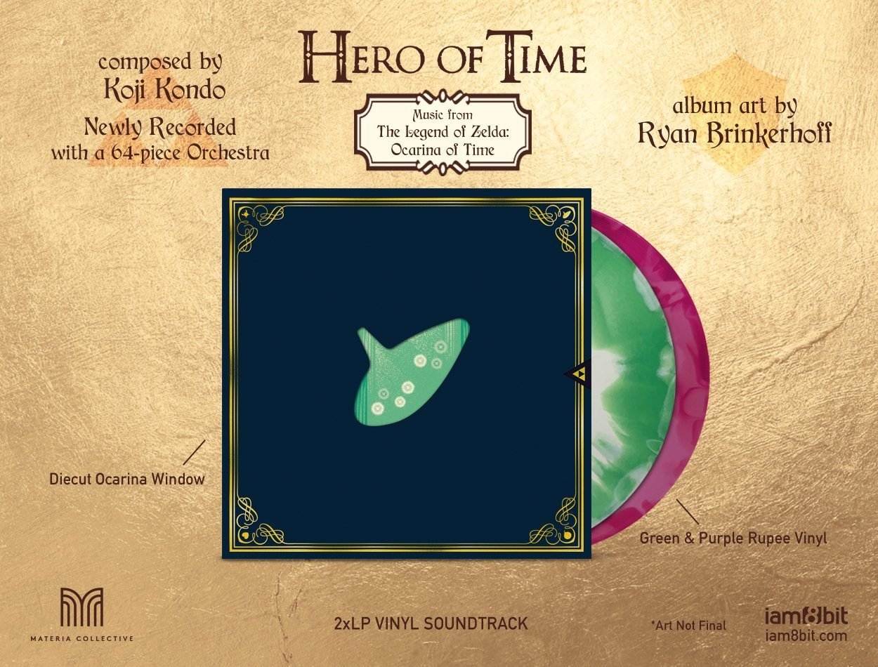 The Legend of Zelda: Hero of Time Double Vinyl LP - GeekCore