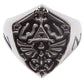 The Legend of Zelda Hylian Shield Metal Signet Ring - GeekCore