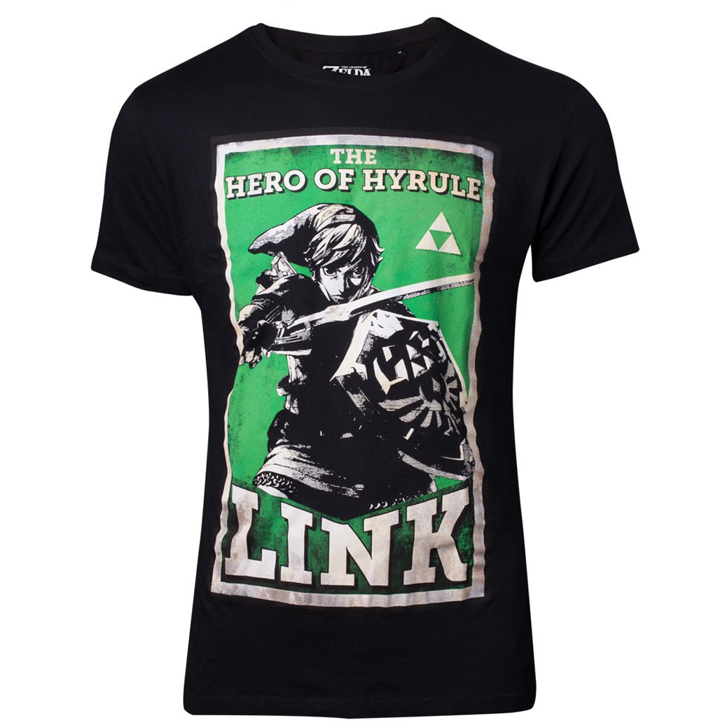 The Legend of Zelda Link Propaganda T - Shirt - GeekCore