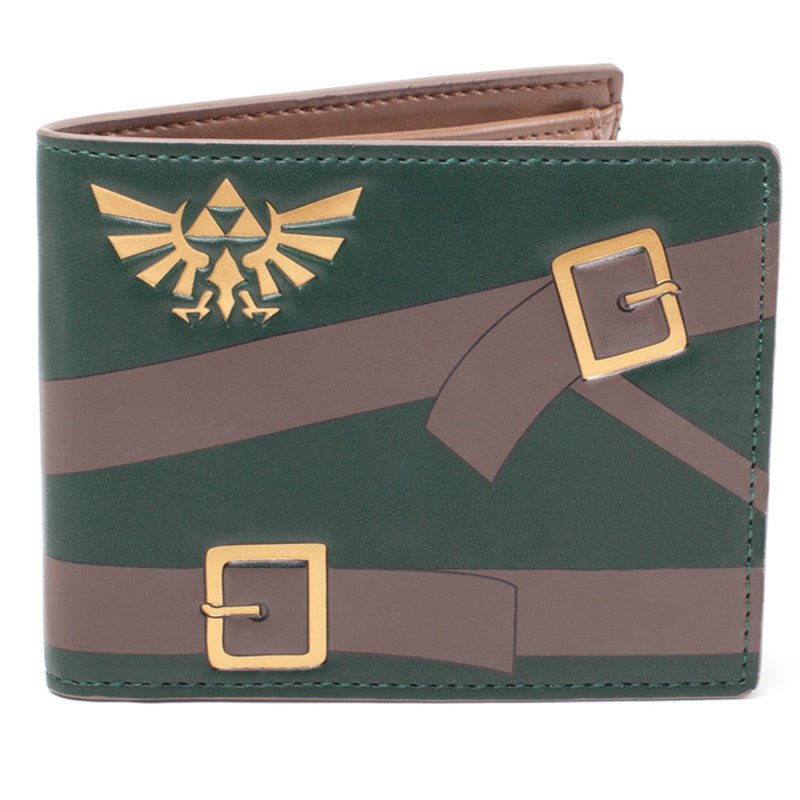 The Legend of Zelda Link Uniform Inspired Bi - Fold Wallet - GeekCore