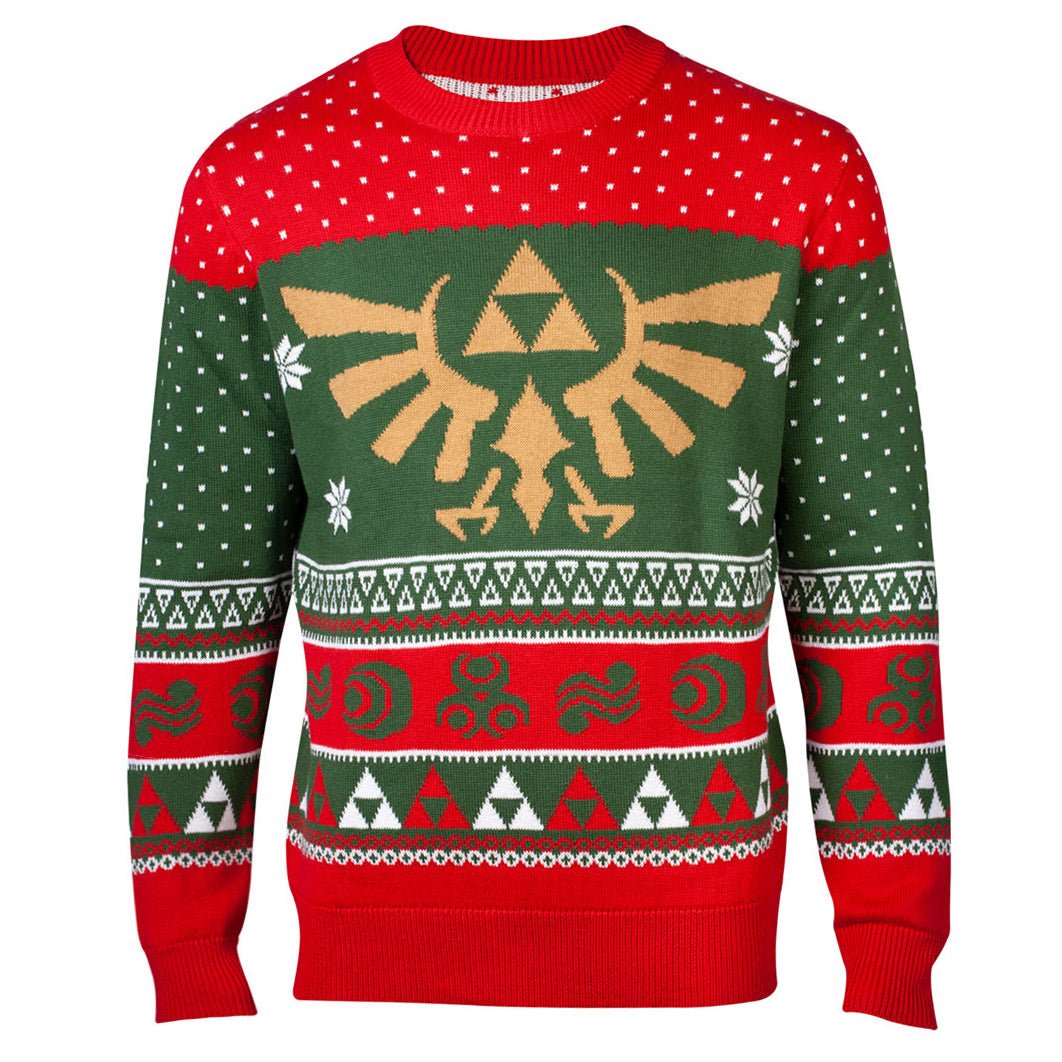 The Legend of Zelda Xmas in Hyrule Knitted Christmas Jumper / Sweater - GeekCore