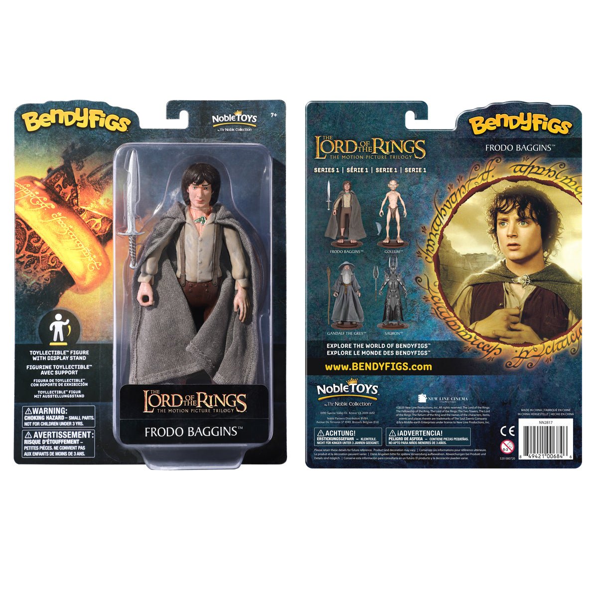 The Lord of the Rings Frodo Baggins Bendyfig - GeekCore