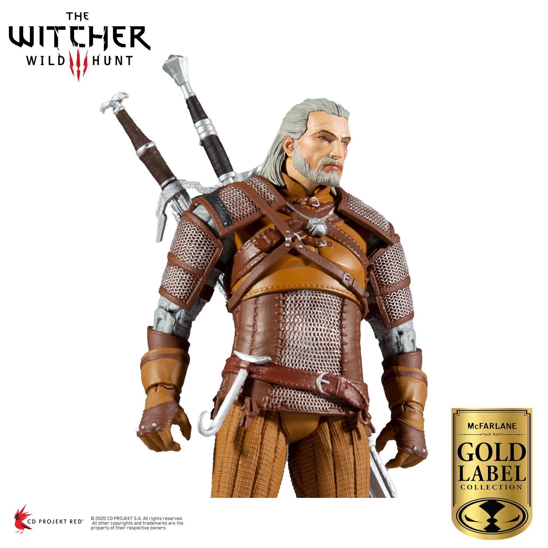 The Witcher Geralt of Rivia Gold Label Series 7" Action Figure - GeekCore