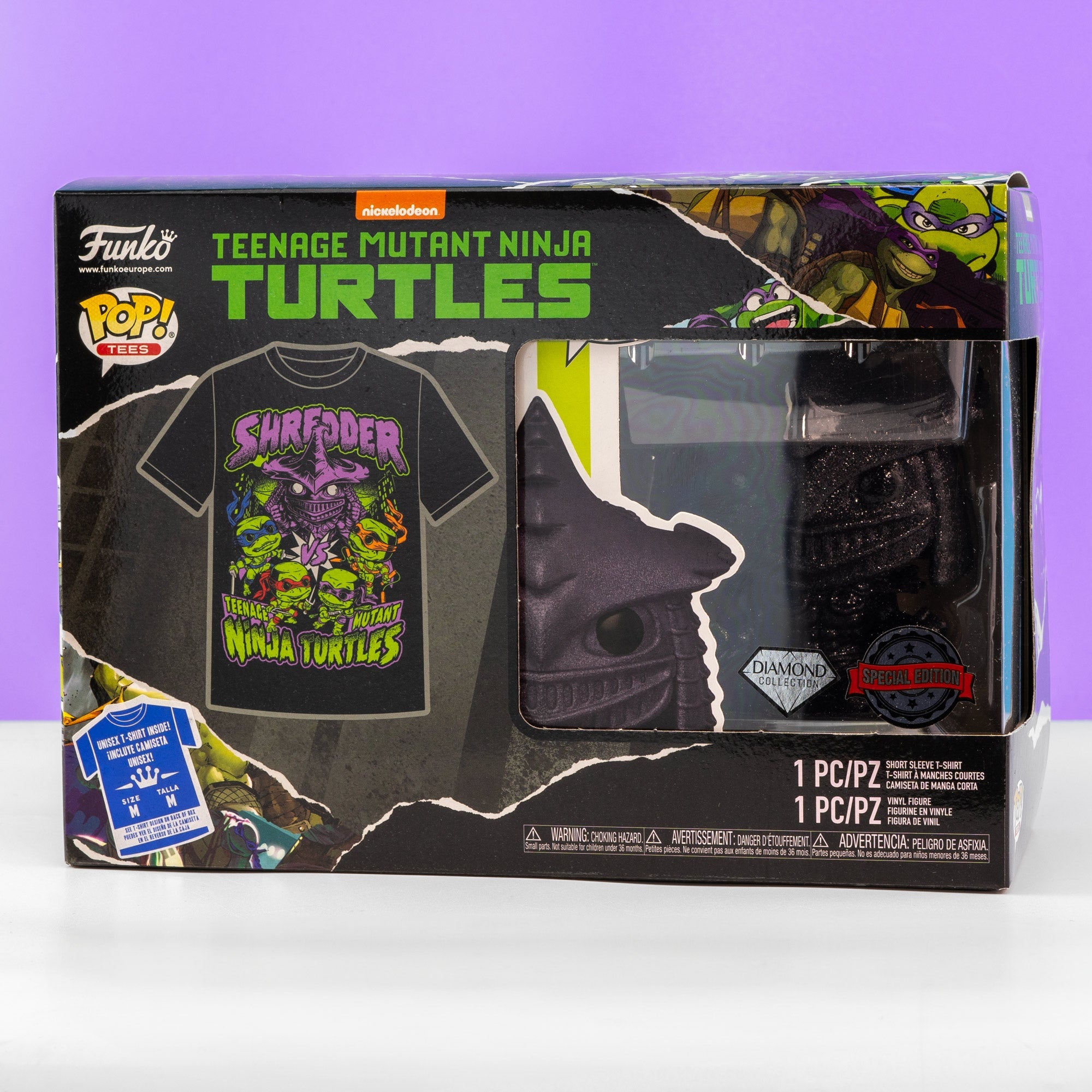 TMNT Shredder Pop! Vinyl and Tee Set - GeekCore