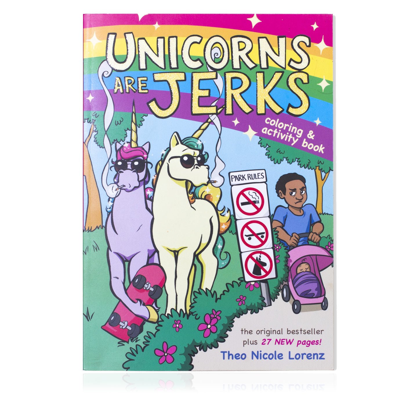 Unicorns Are Jerks Activity And Colouring Book - GeekCore
