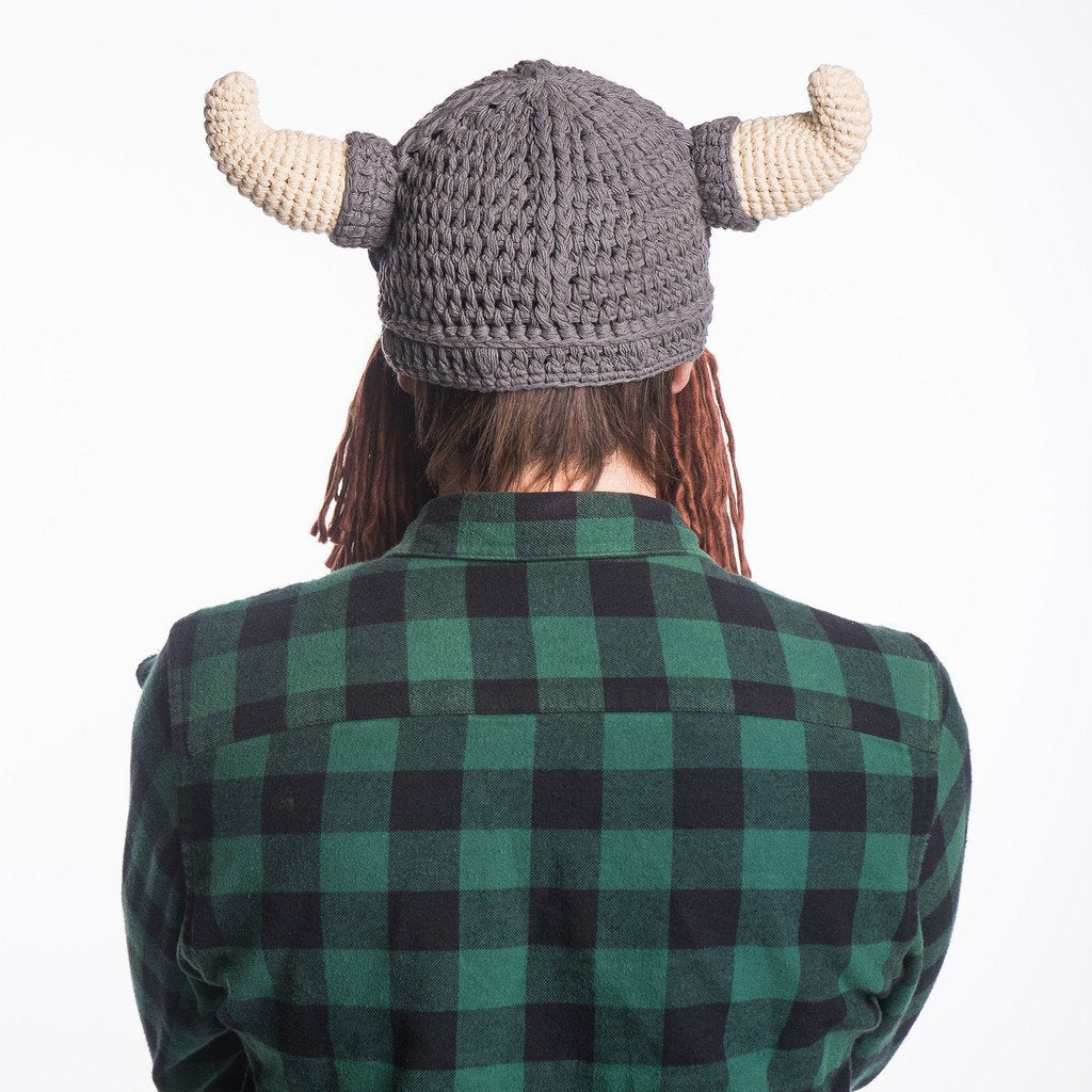 Viking Horn Bearded Hat - GeekCore