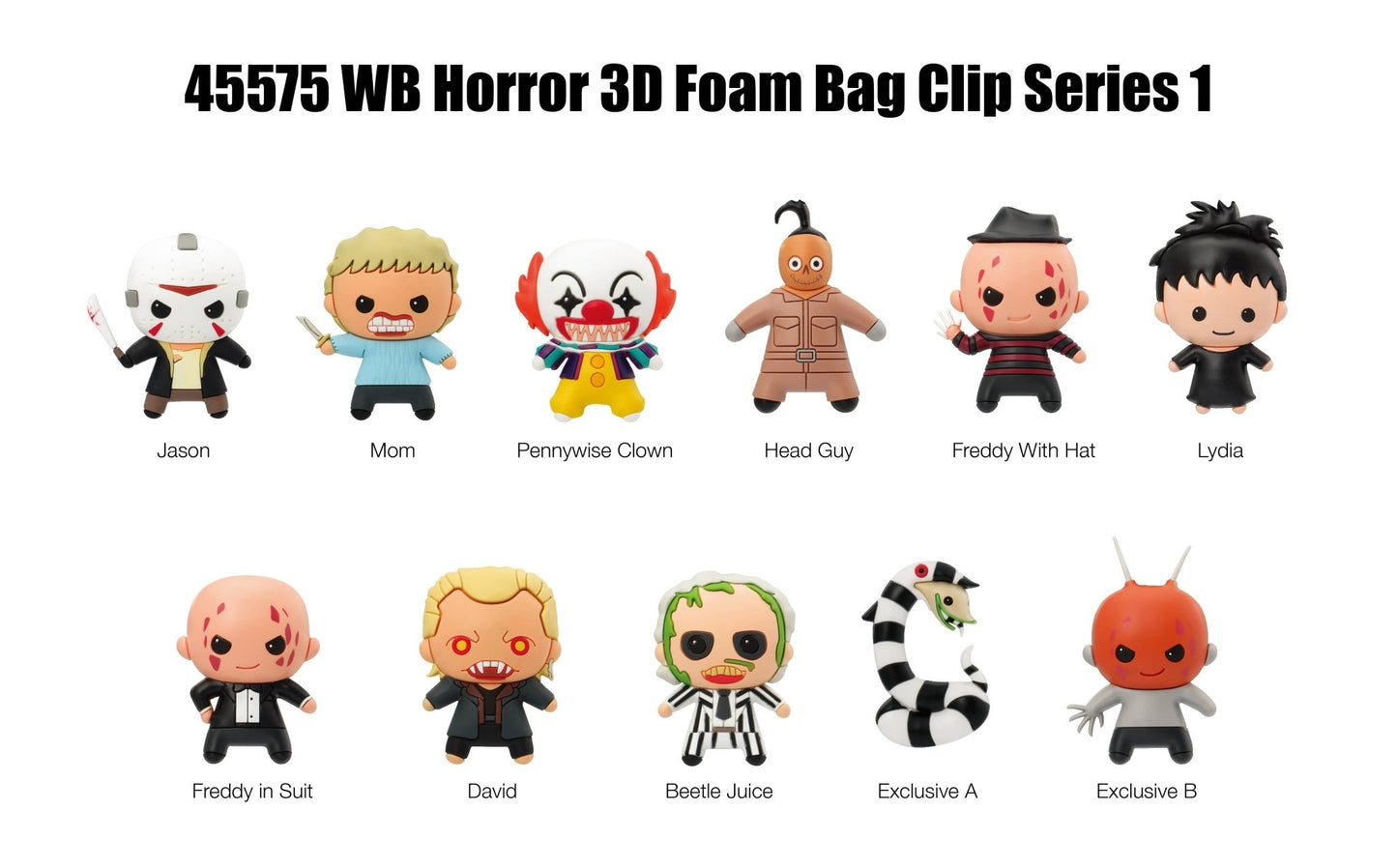 Warner Bros. Horror Series 1 Blind Bag Mystery Bag Clip - GeekCore