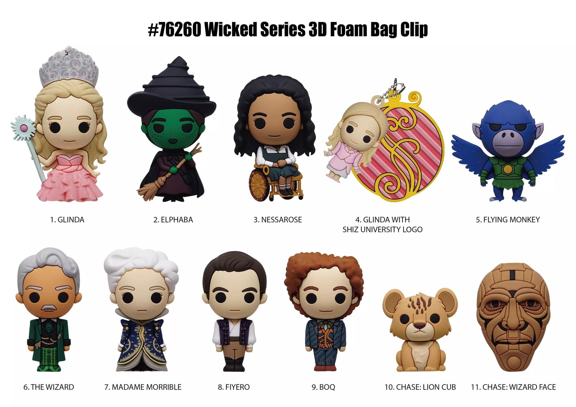 Wicked Series 1 Blind Bag Mystery Bag Clip - GeekCore