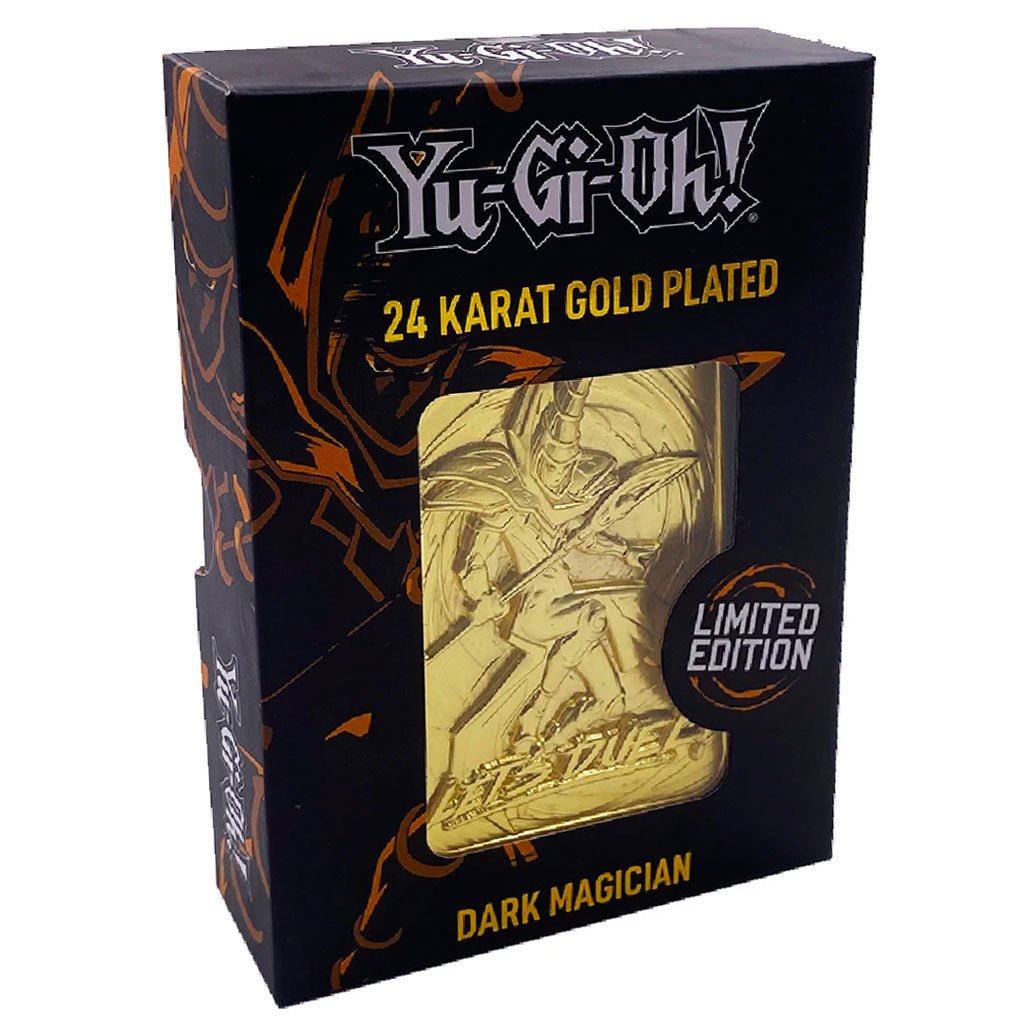 Yu - Gi - Oh! Dark Magician Limited Edition 24k Gold Card - GeekCore