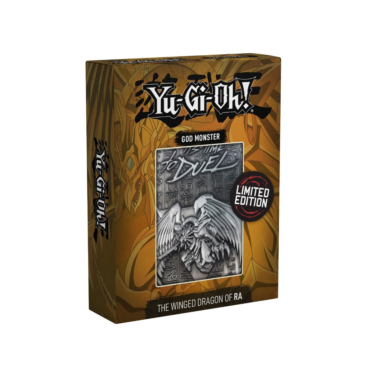 Yu - Gi - Oh! Limited Edition God Monster Metal Card - The Winged Dragon of Ra - GeekCore