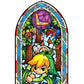 Zelda Stained Glass Wall Decal (Boomerang) - GeekCore