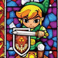 Zelda Stained Glass Wall Decal (Sword) - GeekCore