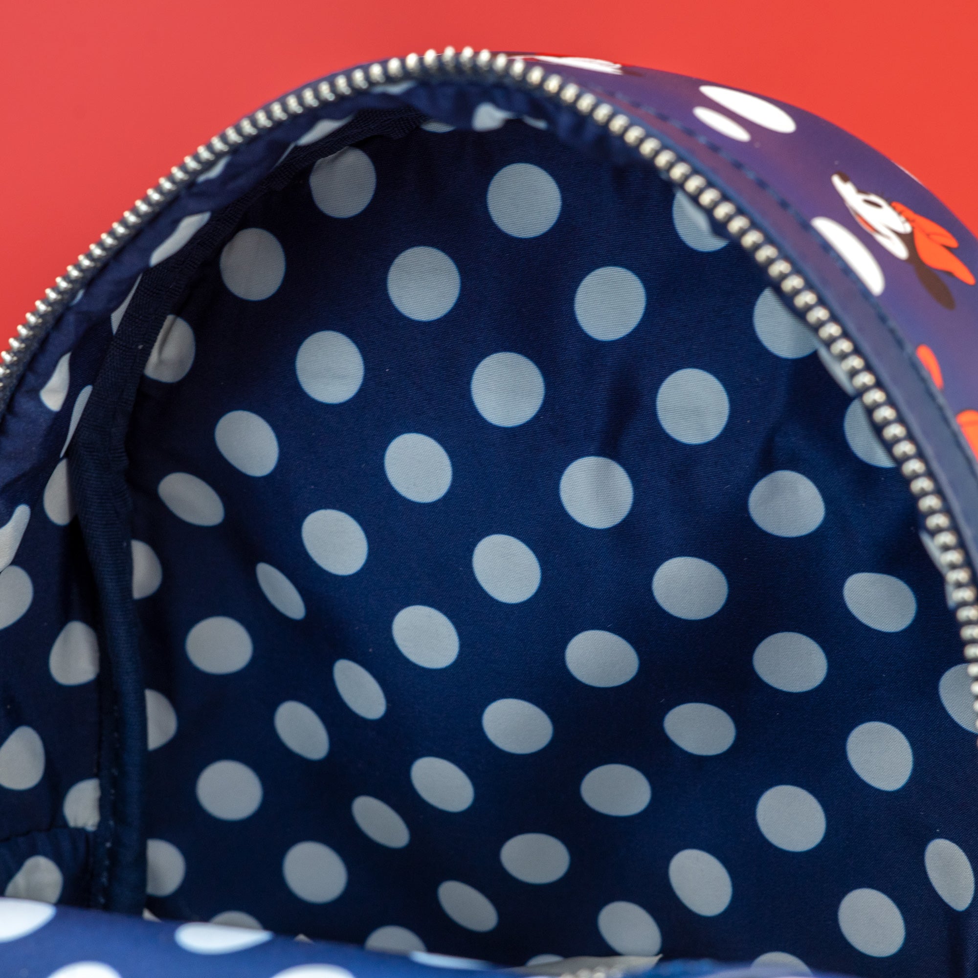 Loungefly x Disney Minnie Mouse Blue Polka Dot AOP Mini Backpack
