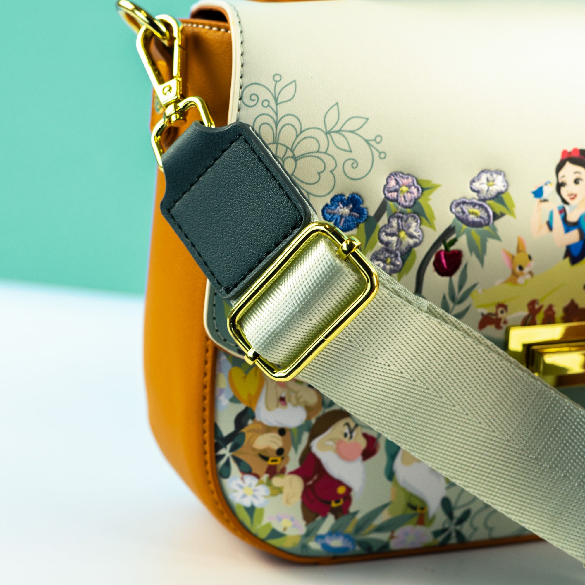 Loungefly x Disney Snow White and the Seven Dwarfs Floral Crossbody Bag