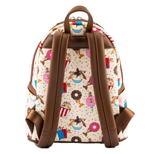 Loungefly x Disney Chip and Dale Snackies All Over Print Mini Backpack