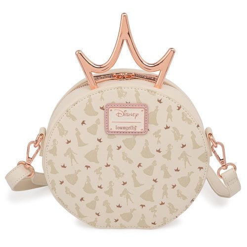Loungefly x Disney Ultimate Princess Metal Crown Crossbody Bag