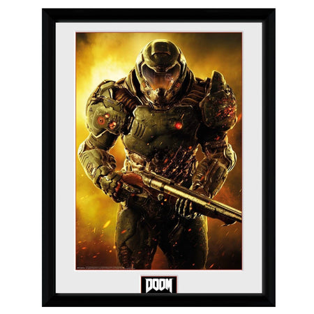 Doom Marine Artwork Framed Print