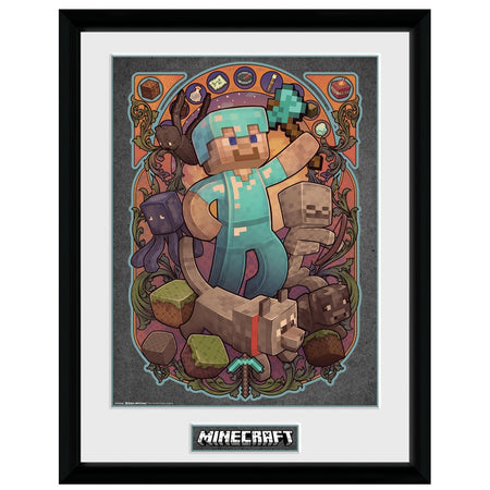 Minecraft Steve Framed Print