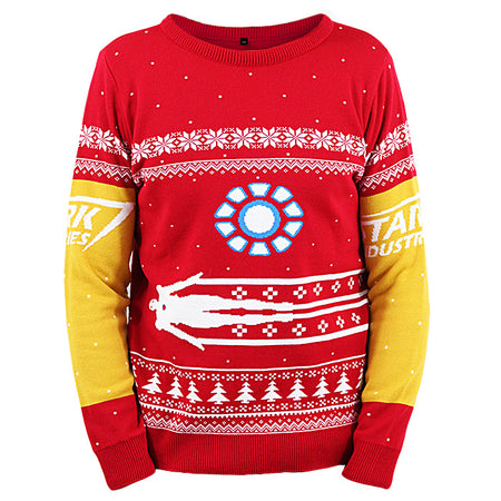 Iron Man Knitted Christmas Jumper / Sweater