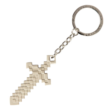 Minecraft Metal Sword Keychain
